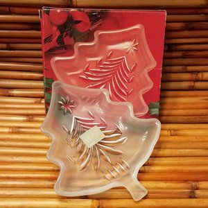 Mikasa "Yuletide Tree Frost" Sweet Dish